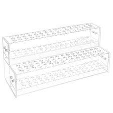 96-Slots Pen Holder for Craft Shows,2-Tier Acrylic Pen Display Stand Holders ...