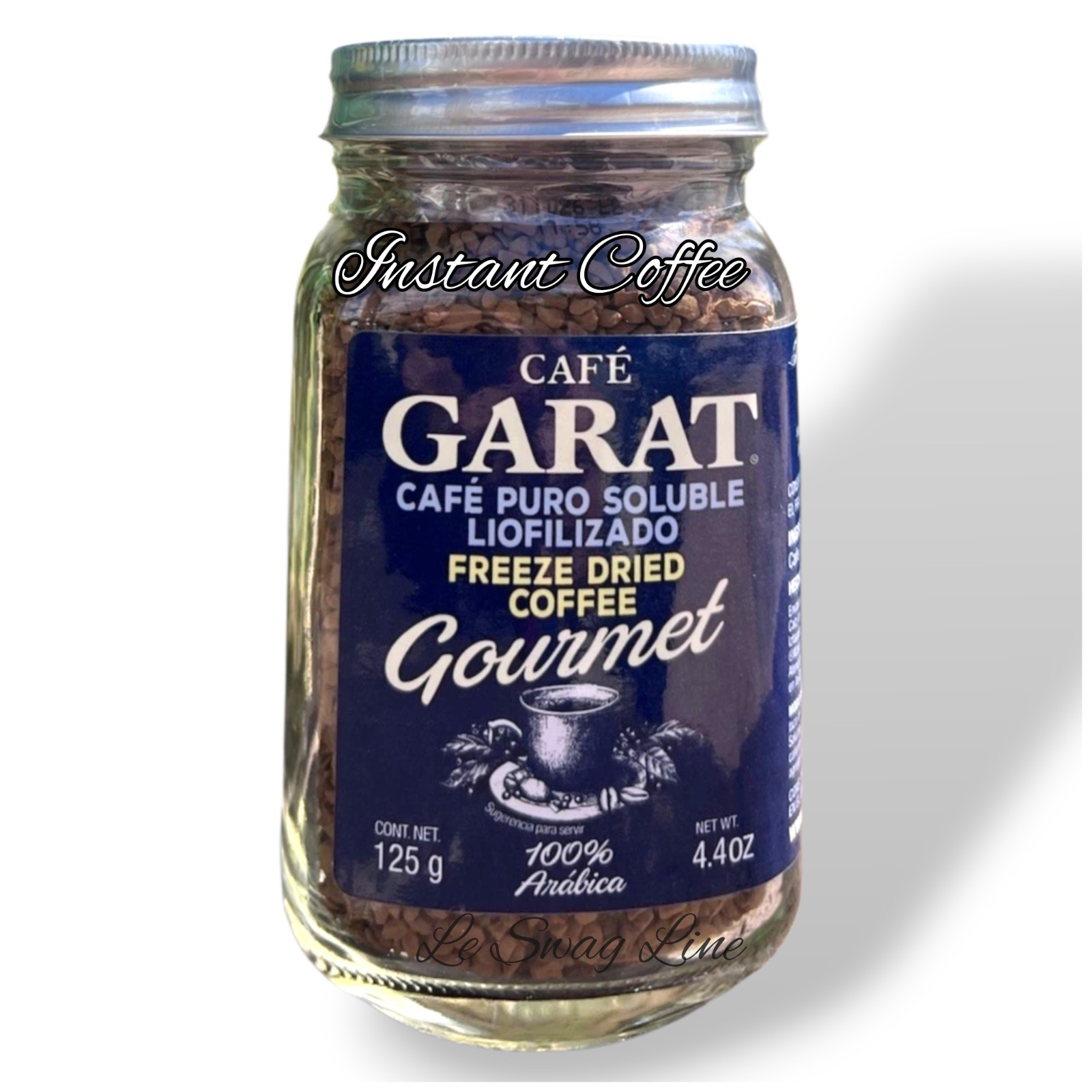 2 Pack Cafe Garat Gourmet Instant Coffee 125g | Café Soluble Mexicano Premium