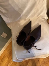 medieval REPRODUCTION costume shoes unisex size 5.5 pointed toe worn once