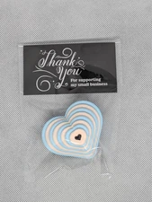 Heart Clay Cutter Shape Set ~ Polymer Crafting Tool ~ Stackable Outline