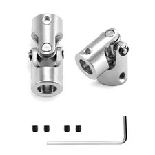 Metallwellenkupplung 8mm universell für Modellautos, RC Robot, korrosionsbest...