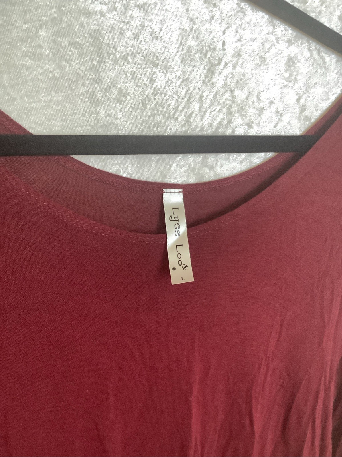 Lyss Loo Maroon Lightweight Breathable Stretch Wo… - image 2