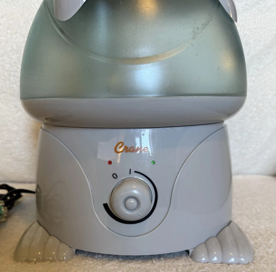 Crane Ultrasonic Elephant Humidifier 1 Gallon Cool Mist Nursery Kids Bedroom - Image 2 of 4