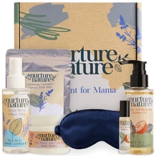 Nurture by Nature Relaxing Spa Gifts for Women - New Mom Gifts Care Package f...