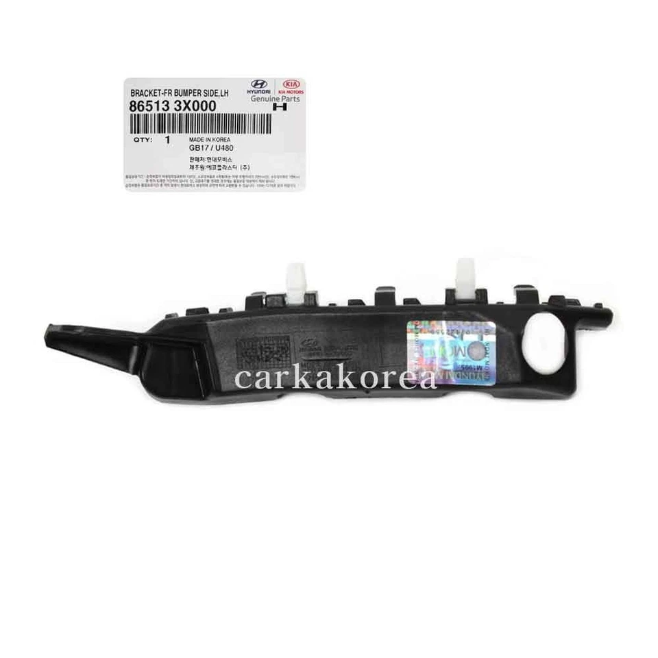 Soporte de parachoques delantero izquierdo derecho genuino 2EA para Hyundai Elantra y cupé 2011-16 Foto 2 de 4