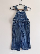 Overalls Denim Carters 18 Months Cotton Jean Long Pants Set Blue Unisex Boys