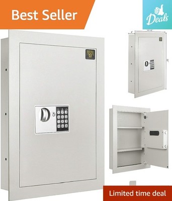 Paragon In-Wall Safe - Electronic Lock, Manual Override & Anti-Theft Alarm