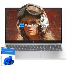 HP 15.6" Touchscreen Laptop computer Win11Pro 4.5GHz Ryzen 7 Up To 64GB RAM 2TB