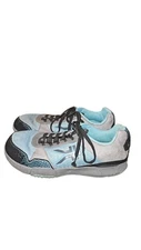 Kuru Quantum Womens Gray Glacial Blue Comfort Trainer Sneaker Shoes Size 10