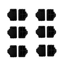 Silicone Ethernet Hub Port RJ45 Anti-Dust Cover Plugs Protector Stopper Cap