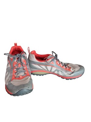 Merrell Vibram wms coral gray hiking walking sneakers sz 11 SKU 9866