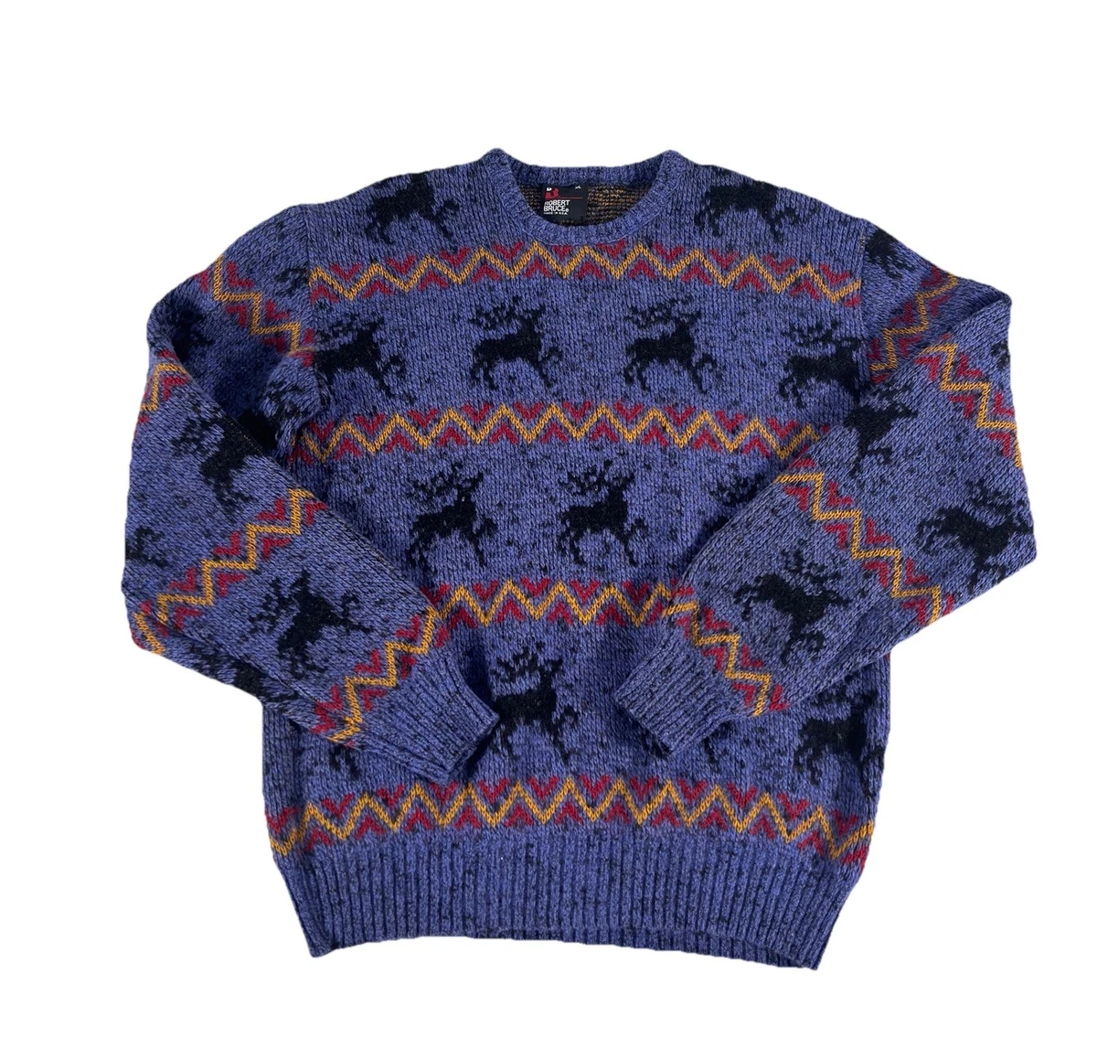 mens moose sweater products for sale | eBay
