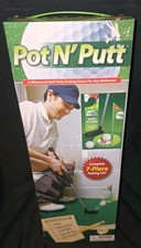 TOILET GOLF Pot N Putt Mini Golf Club Sports Toys Set Gag Gift White Elephant
