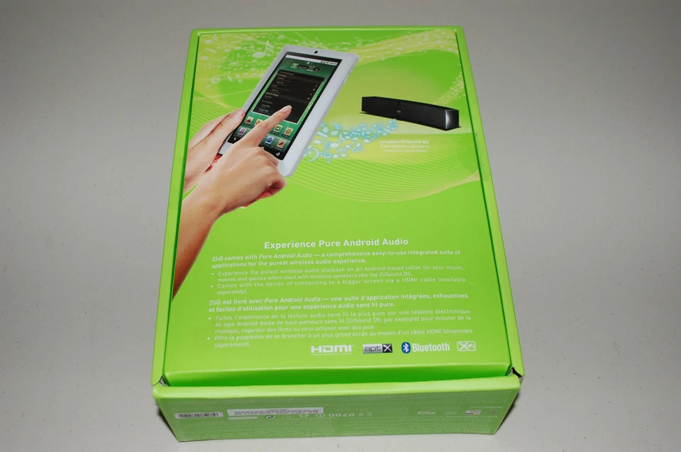 Creative ZiiO 7in 8GB Wi-Fi Bluetooth aptX HDMI X-Fi Androi Tablet 70PZ033509HH1 - Image 3 of 4