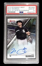 NICK MADRIGAL 2018 BOWMANS BEST OF 2018 AUTOGRAPHS #B18NM PSA 10 GEM MINT RARE