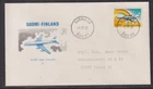 Finland 1973 FINNAIR Services "N"  First Day Cover - addressed