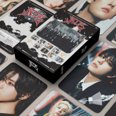 55pcs New Kpop Stray Kids Paper Lomo Photo Cards ATE Album