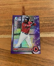Junior Sanquintin 2022 1st Bowman Chrome Purple Refractor /250 NRMT+ Rookie