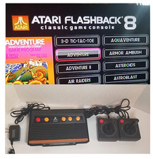 Atari Flashback 8 Console w 105 Internal Games and 2 Wired Controllers, Tested