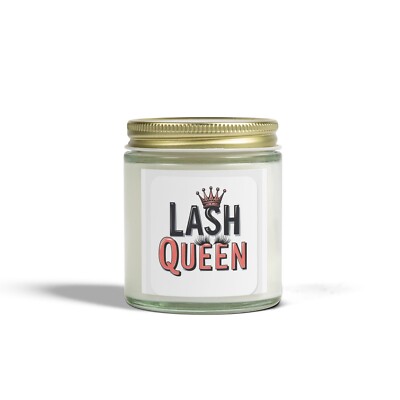 Lash Queen (Eye Lashes)  Vanilla Scented Candles 4oz