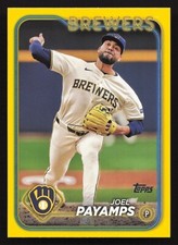 2024 Topps Update #US153 Joel Payamps YELLOW Milwaukee Brewers