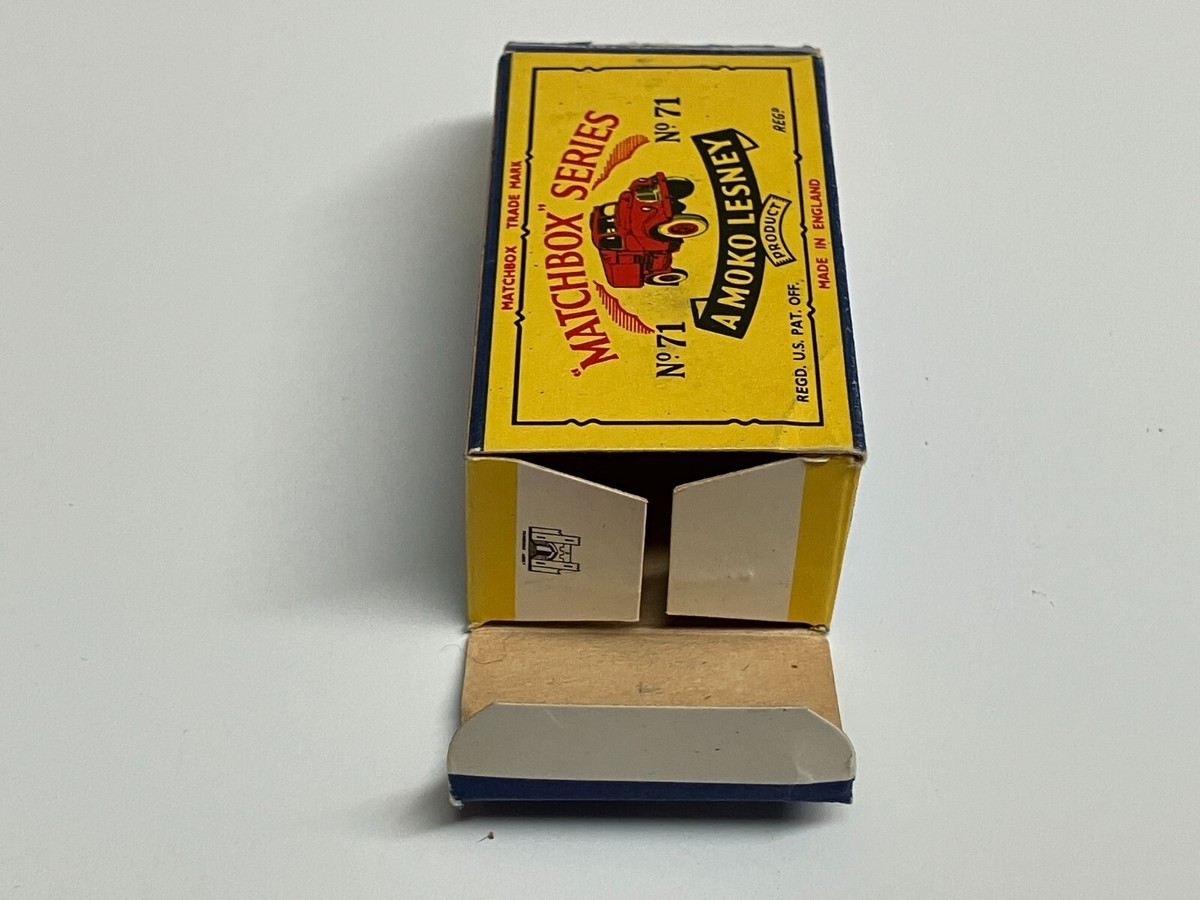 vintage 1959 MATCHBOX 71A AUSTIN ARMY WATER TRUCK in Original B5