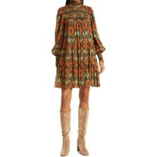 New Ulla Johnson Kamila Long Sleeve Swing Dress size 4