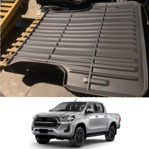 SOFT RUBBER TRUCK BED MAT LINER REAR TRAY FOR TOYOTA HILUX DOUBLE CAB 2020 - Picture 6 of 6