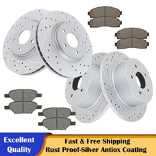 Front Rear Rotors Discs Brake Pads Fit Cobalt Malibu HHR Pontiac G6 Brakes Kits