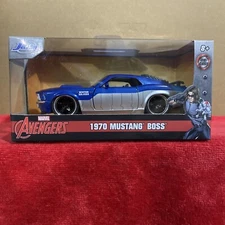 Jada 31745 Marvel Avengers Winter Soldier 1970 Ford Mustang Boss 1:32 Blue