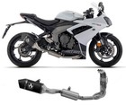 Full System Exhaust ARROW Racing Veloce Dark Aluminium TRIUMPH DAYTONA 660 2024