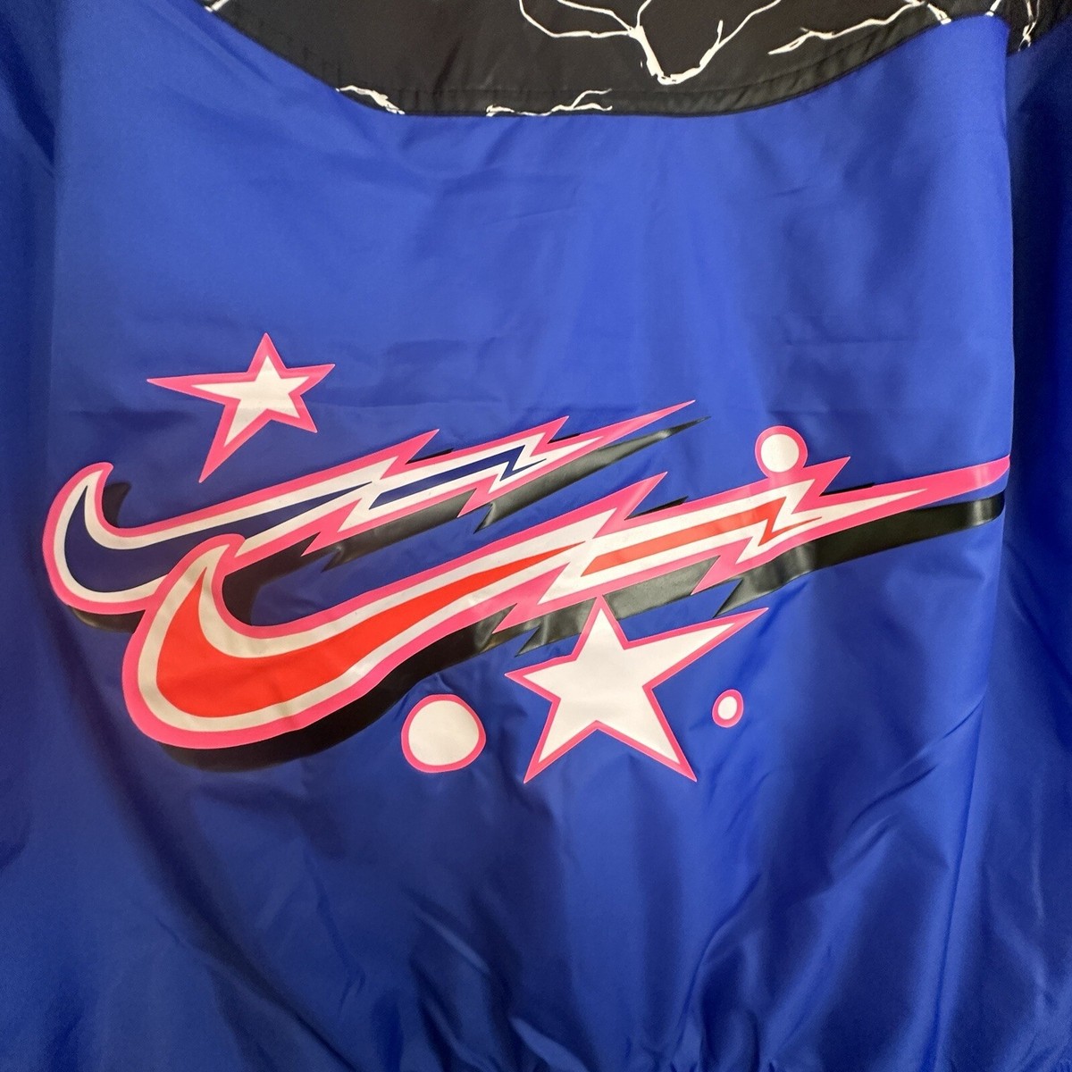 Nike::ジャケット:M[RESALE] NIKE Retro Style Windbreaker Jacket 90s Pink Blue SZ Small