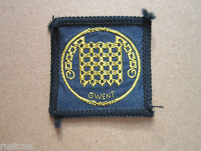Gwent Woven Cloth Patch Badge Boy Scouts Scouting 