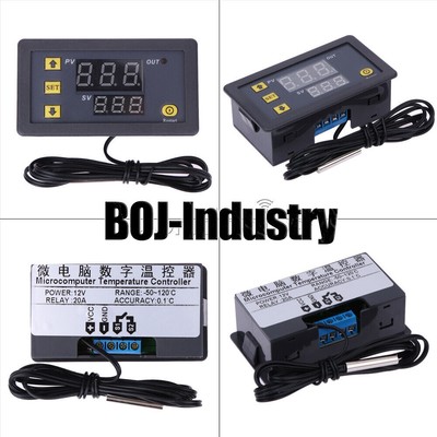 W3230 LCD DC 12V 20A Digital Thermostat Temperature Controller Meter Regulator