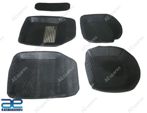 Für Suzuki PVC 4.5D Mini Auto Boden Fuß Matte Set Von 5 Schwarz S2u - Bild 1 von 11