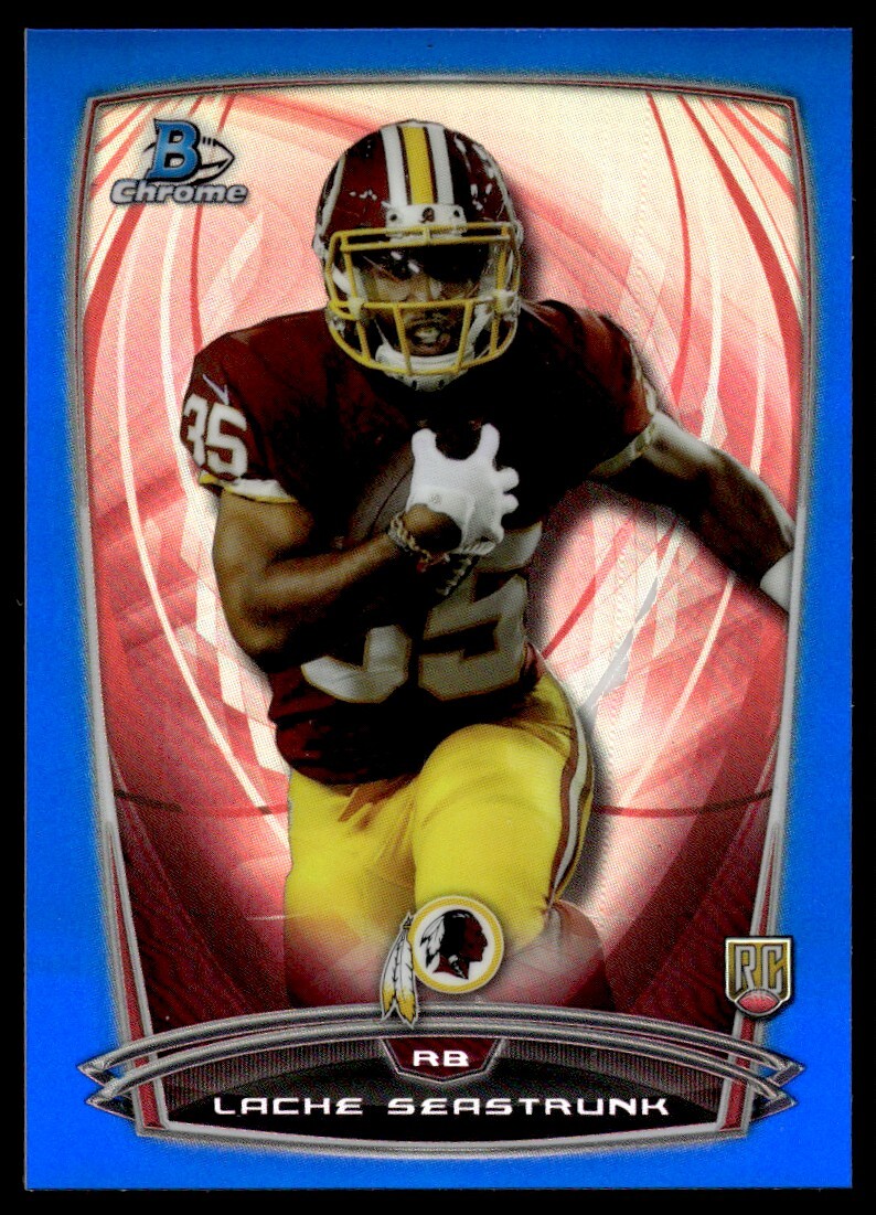 Lache Seastrunk Bowman Chrome #138 Blue Refractor