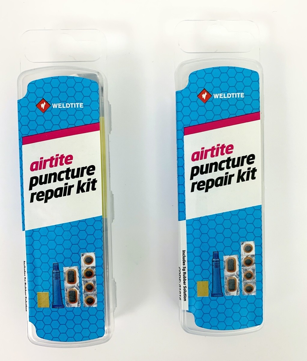Pack of Weldtite Feather Edge Puncture Repair Kit Puncture Bike