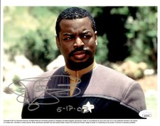 LeVar Burton Signed & Inscribed Star Trek First Contact 8x10 Photo #2 JSA COA