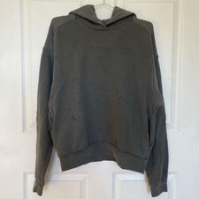 John Elliott Grey Thermal Pullover Hoodie Sample