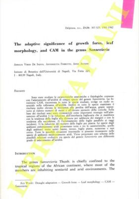 DE SANTO VIRZO Amalia - FIORETTO Antonietta - ALFANI Anna - The adaptive signif