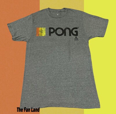 New Atari Pong 1971 Vintage Mens Classic Video Game T-Shirt