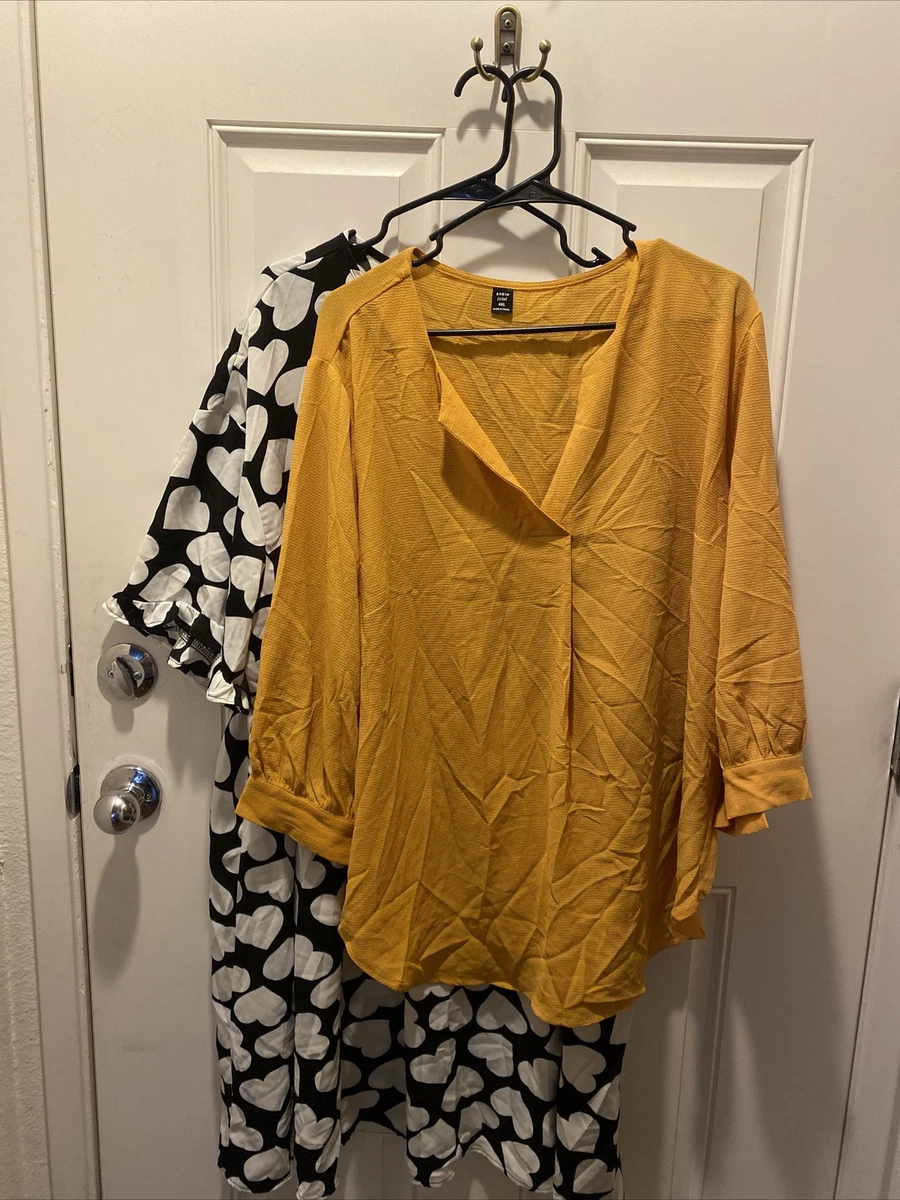 Shein Curve Womens Plus Size 4xl Top. 2 Tops Bundle.