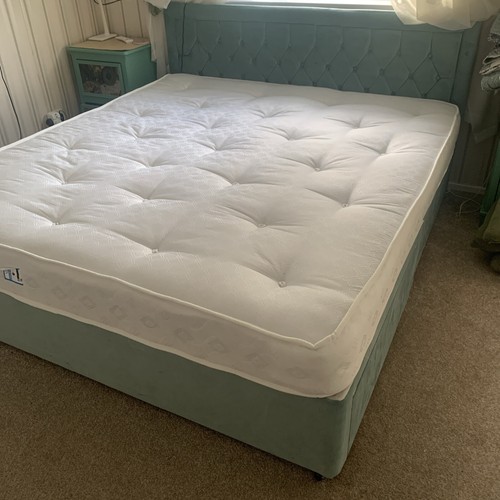 super king size bed with mattress headboard Superb Condition Unmarked eBay