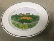 Villeroy & Boch Design Naif 8-1/4" Salad Plate Hunter and Dog