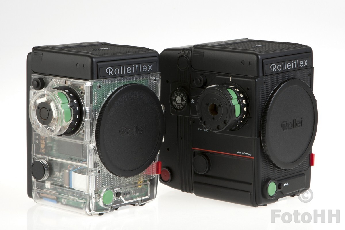 RARE TRANSPARENT SET OF ROLLEI ROLLEIFLEX 6008 INTEGRAL