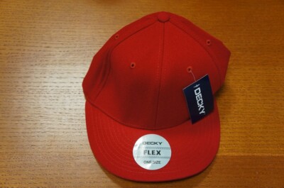 Decky Fit All Flex Baseball Cap rot E3910