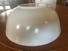 Vintage Pyrex True Opal White 404 Mixing Bowl 4 Quart Unmarked On Bottom