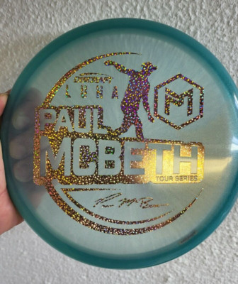 Discraft Tour Series 2021 Luna Paul McBeth Metallic Z 173-174 Clear Blue