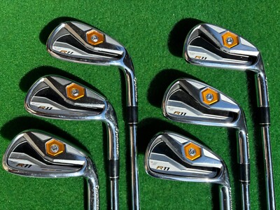 TaylorMade R11 Iron Set 5-9+Pw 6pc RH Nspro950gh Steel shaft Flex