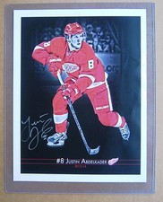  Detroit Red Wings  Justin Abdelkader Signed / Autographed 8 x 10 photo 